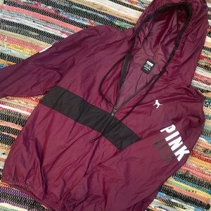 Victoria’s Secret PINK Half-Zip Windbreaker